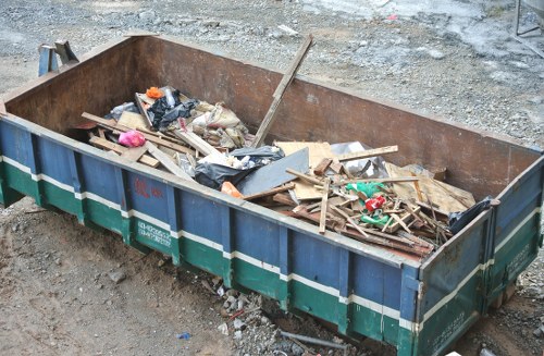 Various sizes of builders skips available for hire in Seven Sisters
