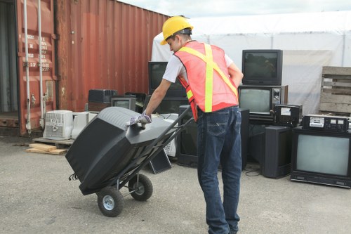 Community recycling drive event