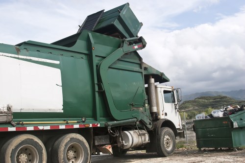Seven Sisters Skip Hire service vehicle on site